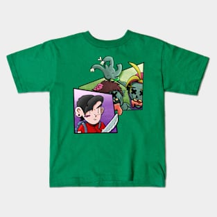 Liz the zombie slayer Kids T-Shirt